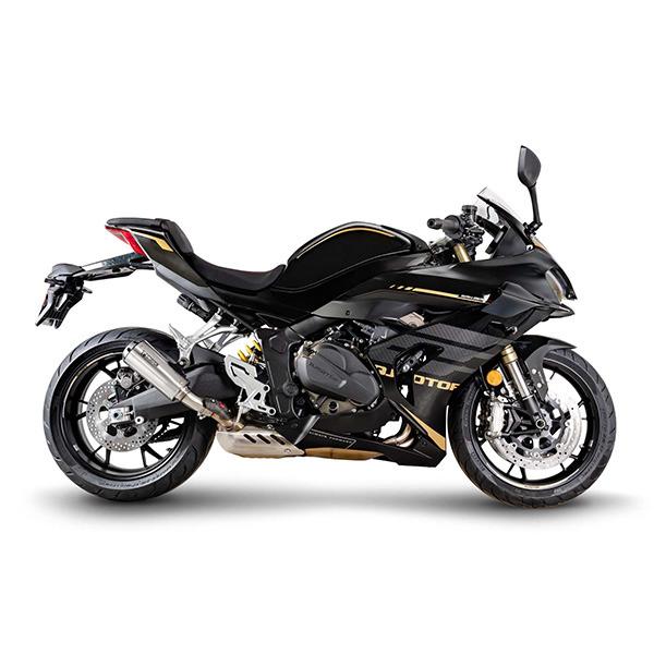Scorpion Exhaust QJ SRK 800 & 800RR - Stainless steel Red Power silencer slip on